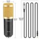 BM800 Professional Condenser Microphone Studio Broadcasting Singing Microphone Audio Recording Mic BM800 Professional Condenser Microphone Studio Broadcasting Singing Microphone Audio Recording Mic