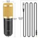 BM800 Professional Condenser Microphone Studio Broadcasting Singing Microphone Audio Recording Mic