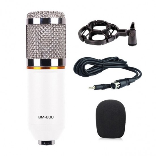 BM800 Professional Condenser Microphone Studio Broadcasting Singing Microphone Audio Recording Mic BM800 Professional Condenser Microphone Studio Broadcasting Singing Microphone Audio Recording Mic