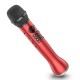 Portable Wireless bluetooth Microphone Record Card Speech Karaoke 2000mAh 3.5mm Audio Microphone