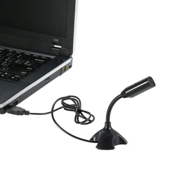 USB Microphone Mini Desktop KTV Meeting Record Gaming Microphone for Computer Laptop