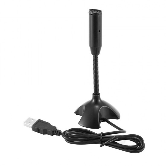 USB Microphone Mini Desktop KTV Meeting Record Gaming Microphone for Computer Laptop