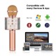 WS858 bluetooth Micrphone Wireless Microphone Handheld Karaoke Voice Record TF Card Portable Home Outdoors Music Microphone Speaker