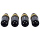 QD2002B Female Cannon Plugs Three Pin Core Mic Cannon Microphone Audio Signal Plug Connector