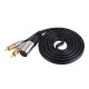Dual RCA Male to XLR Male Plug Stereo Audio Cable Mic Cale for Microphones Audio Mixers Amplifiers Cameras Sound Cards