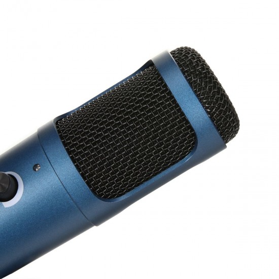 USB Condenser Microphone 192KHZ 24 Bit Plug Play Computer Microphone Podcast Vocal Recording Mic for Laptop Desktop PC USB Condenser Microphone 192KHZ 24 Bit Plug Play Computer Microphone Podcast Vocal Recording Mic for Laptop Desktop PC