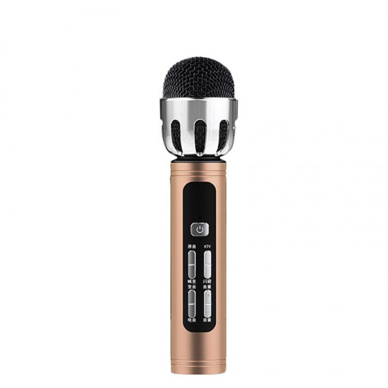 F6 Mobile PC Live Broadcast Singing Microphone bluetooth Wireless Karaoke Mic with Sound Card F6 Mobile PC Live Broadcast Singing Microphone bluetooth Wireless Karaoke Mic with Sound Card