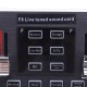 F8 4 Modes Studio Audio Mixer Microphone Webcast Entertainment Streamer Live Sound Card for Phone Computer PC