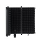 Foldable Microphone Acoustic Isolation Shield Acoustic Foams Studio Panel for Recording Live Broadcast