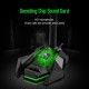 GK Multifunctional USB 3.5mm LED Wired Omnidirectionnel Game Microphone with Dual Mics with HD Smart Sound Card for Computer Laptop GK Multifunctional USB 3.5mm LED Wired Omnidirectionnel Game Microphone with Dual Mics with HD Smart Sound Card for Computer Laptop