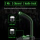 GK Multifunctional USB 3.5mm LED Wired Omnidirectionnel Game Microphone with Dual Mics with HD Smart Sound Card for Computer Laptop GK Multifunctional USB 3.5mm LED Wired Omnidirectionnel Game Microphone with Dual Mics with HD Smart Sound Card for Computer Laptop