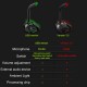 GK Multifunctional USB 3.5mm LED Wired Omnidirectionnel Game Microphone with Dual Mics with HD Smart Sound Card for Computer Laptop GK Multifunctional USB 3.5mm LED Wired Omnidirectionnel Game Microphone with Dual Mics with HD Smart Sound Card for Computer Laptop
