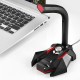 GK Multifunctional USB 3.5mm LED Wired Omnidirectionnel Game Microphone with Dual Mics with HD Smart Sound Card for Computer Laptop GK Multifunctional USB 3.5mm LED Wired Omnidirectionnel Game Microphone with Dual Mics with HD Smart Sound Card for Computer Laptop