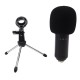 BM-750USB Professional Universal HD Live Streaming USB Condenser Wired Microphone with Sound Card Tripod Stand for Samsung PC Laptop