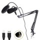 BM-800USB Professional 192KHz/24Bit HD Free Drive USB Condenser Microphone Kit with Stand Mount