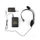 KM 200 VHF Stage Wireless Lavalier Lapel Headset Microphone System Mic FM Transmitter