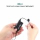 LYM-DM2 Omnidirectional Lavalier Microphone for Mobile Phone Youtube Live Broadcast Video Recording Vlog Noise Reduction Collar Clip Mic
