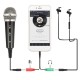 Live Microphone Condenser Microphone Wired Singing Recording Broadcasting Podcast MIC with Tripod Stand for PC Laptop Phone Live Microphone Condenser Microphone Wired Singing Recording Broadcasting Podcast MIC with Tripod Stand for PC Laptop Phone