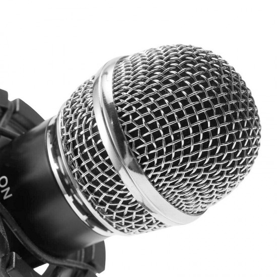 Live Microphone Condenser Microphone Wired Singing Recording Broadcasting Podcast MIC with Tripod Stand for PC Laptop Phone Live Microphone Condenser Microphone Wired Singing Recording Broadcasting Podcast MIC with Tripod Stand for PC Laptop Phone