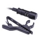 Portable 3.5mm Jack Clip-on Wired Condenser Lapel Microphone for Recording Speech Portable 3.5mm Jack Clip-on Wired Condenser Lapel Microphone for Recording Speech