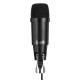 Professional 30Hz-20KHz Dynamic Cardioid Capacitive USB Wired Microphone Mic with Desktop Tripod for Stage Karaoke Public Speaking