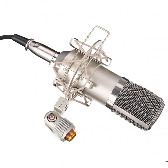 Professional BM700 Condenser Microphone Studio Wired Computer Mic KTV Singing Studio Recording Kit with Microphone Filter Professional BM700 Condenser Microphone Studio Wired Computer Mic KTV Singing Studio Recording Kit with Microphone Filter