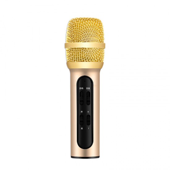 Professional Karaoke Condenser Microphone Portable with ECHO Sound Card for Mobile Phone Broadcast Live Professional Karaoke Condenser Microphone Portable with ECHO Sound Card for Mobile Phone Broadcast Live