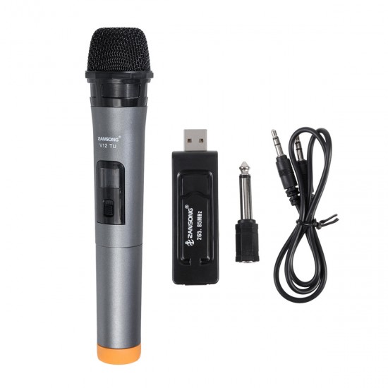 Professional UHF Wireless Microphone Handheld Mic System Karaoke With Receiver and Display Screen Professional UHF Wireless Microphone Handheld Mic System Karaoke With Receiver and Display Screen