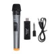 Professional UHF Wireless Microphone Handheld Mic System Karaoke With Receiver and Display Screen Professional UHF Wireless Microphone Handheld Mic System Karaoke With Receiver and Display Screen