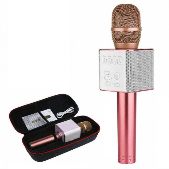 Q9 30Hz-20KHz bluetooth Wireless Audio Microphone Karaoke Player Speaker for Mobile Phone USB Charging with Storage Bag