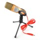 SF666 Professional Condenser Microphone for computer Laptop Singing Speech Meeting Desktop Studio 3.5mm Microphone