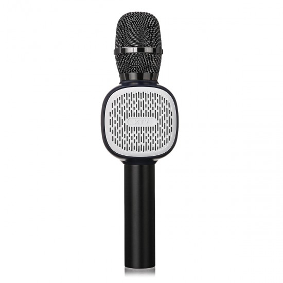 Wireless Bluetooth Karaoke Microphone Portable KTV Speaker Recorder with LED Dance Lights