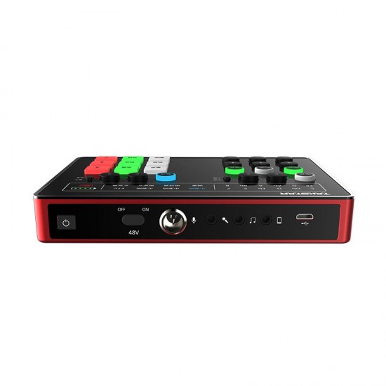 MX1 Sound Card for Live Broadcast Game Webcast Karaoke Anchor Audio Card for Mobile Phone PC Computer