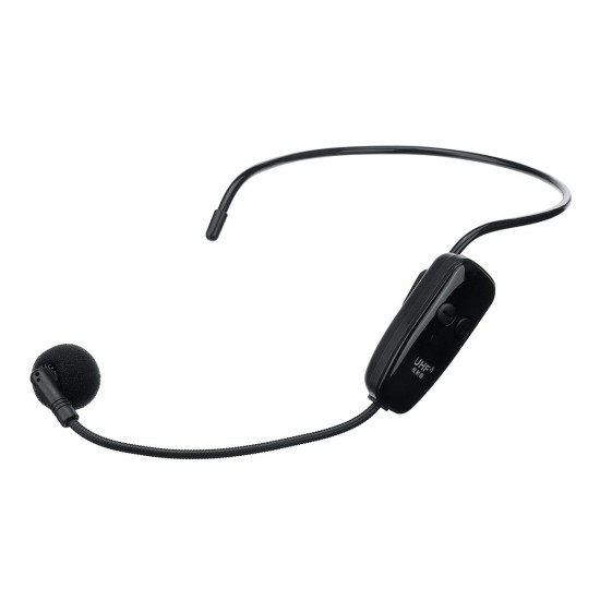 UHF 2 in 1 2.4G Wireless Mic Headset Noise Cancelling Microphone with Receiver Plug Stable Sign Receiver