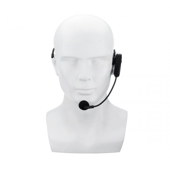 UHF 2 in 1 2.4G Wireless Mic Headset Noise Cancelling Microphone with Receiver Plug Stable Sign Receiver