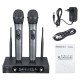 UHF Receiver 2 Channel Wireless Microphone System Bass Good Sounds KTV Party Sing Home Entertainment UHF Receiver 2 Channel Wireless Microphone System Bass Good Sounds KTV Party Sing Home Entertainment
