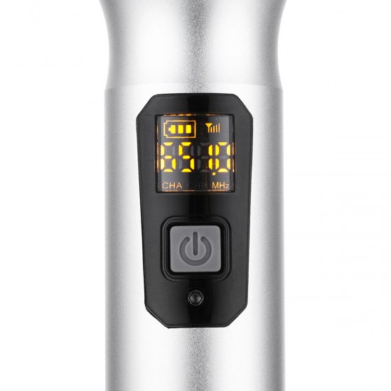 UHF Wireless Dynamic Microphone with Receiver Handheld Mic for Karaoke UHF Wireless Dynamic Microphone with Receiver Handheld Mic for Karaoke