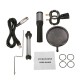 USB Professional Home Studio Condenser Microphone for Live Broadcast Podcast Recording PC Laptop for Windows USB Professional Home Studio Condenser Microphone for Live Broadcast Podcast Recording PC Laptop for Windows