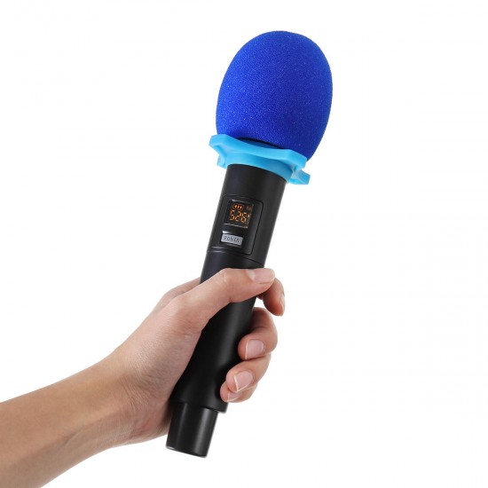 UW-01 UHF Wireless Microphone System Handheld LED Mic with Receiver UW-01 UHF Wireless Microphone System Handheld LED Mic with Receiver