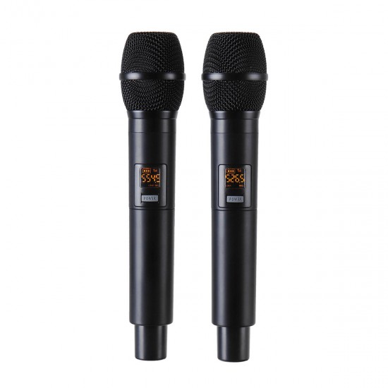 UW-01 UHF Wireless Microphone System Handheld LED Mic with Receiver UW-01 UHF Wireless Microphone System Handheld LED Mic with Receiver