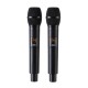 UW-01 UHF Wireless Microphone System Handheld LED Mic with Receiver UW-01 UHF Wireless Microphone System Handheld LED Mic with Receiver