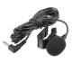 Universal 3.5mm Stereo Mini Car External Mic Wired Microphone with Fixing Clip