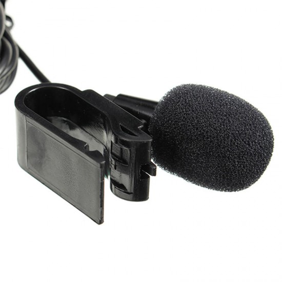 Universal 3.5mm Stereo Mini Car External Mic Wired Microphone with Fixing Clip Universal 3.5mm Stereo Mini Car External Mic Wired Microphone with Fixing Clip