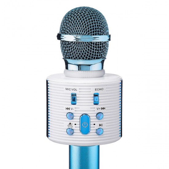 V6 bluetooth Microphone for Android IOS Mobile Phone KTV Live Broadcast Mic Speaker