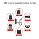 VHF Wireless Microphone Live Broadcast Home Conference Audio TV Computer Microphone with bluetooth Receiver