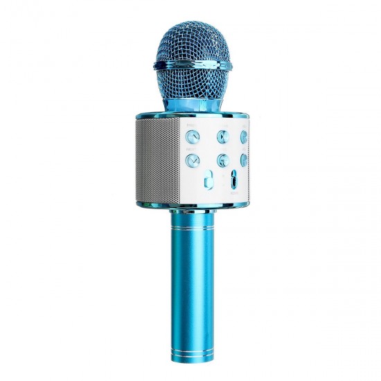 WS858 bluetooth 4.0 Wireless Microphone Speaker KTV Karaoke Player for Youtube Tiktok Live Broadcast WS858 bluetooth 4.0 Wireless Microphone Speaker KTV Karaoke Player for Youtube Tiktok Live Broadcast