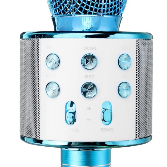 WS858 bluetooth 4.0 Wireless Microphone Speaker KTV Karaoke Player for Youtube Tiktok Live Broadcast WS858 bluetooth 4.0 Wireless Microphone Speaker KTV Karaoke Player for Youtube Tiktok Live Broadcast
