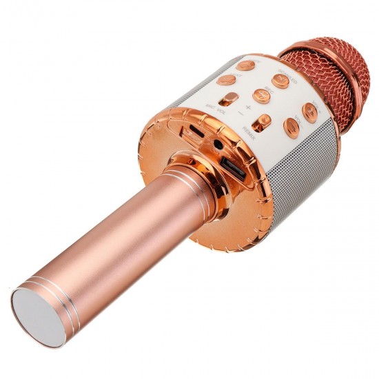 WS858L Wireless bluetooth Karaoke KTV Audio Live Microphone Speaker Stereo Singing Player WS858L Wireless bluetooth Karaoke KTV Audio Live Microphone Speaker Stereo Singing Player