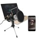 X-01 Mini Condenser Microphone 3.5mm Recording Mic for Computer PC Karaoke for Chat Skype YouTube Games