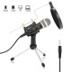 X-01 Mini Condenser Microphone 3.5mm Recording Mic for Computer PC Karaoke for Chat Skype YouTube Games X-01 Mini Condenser Microphone 3.5mm Recording Mic for Computer PC Karaoke for Chat Skype YouTube Games
